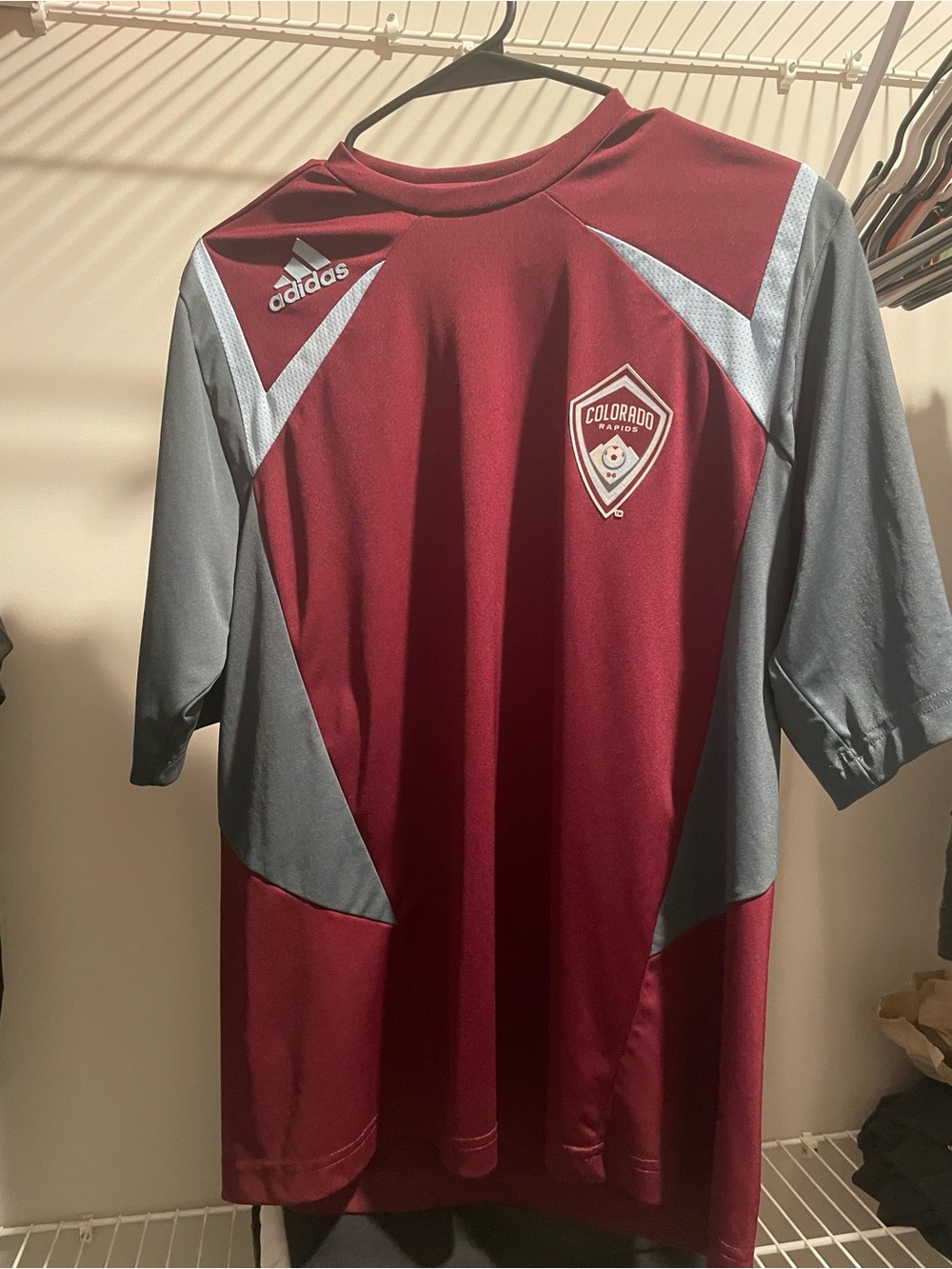 adidas Clima365 Men's Maroon Soccer Jersey